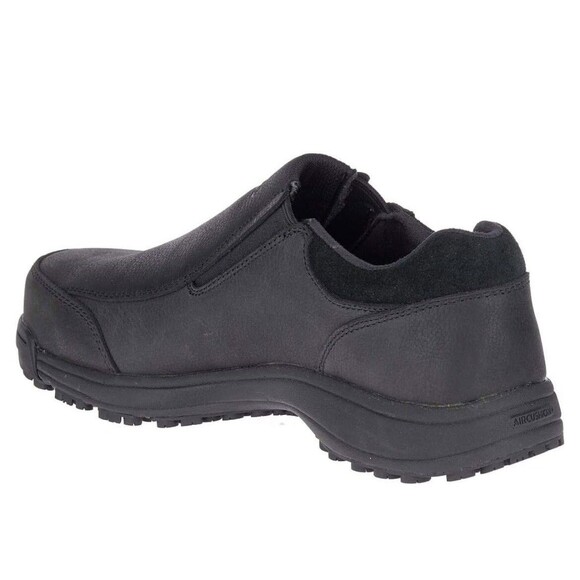MERRELL Sutton Moc Pro Black Men 7.5 M Slip Resistant Waterproof Work Shoe main image 6